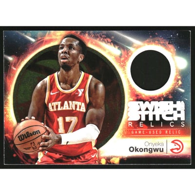 2025-26 Topps Swish and Stitch Relics #SSTOO Onyeka Okongwu
