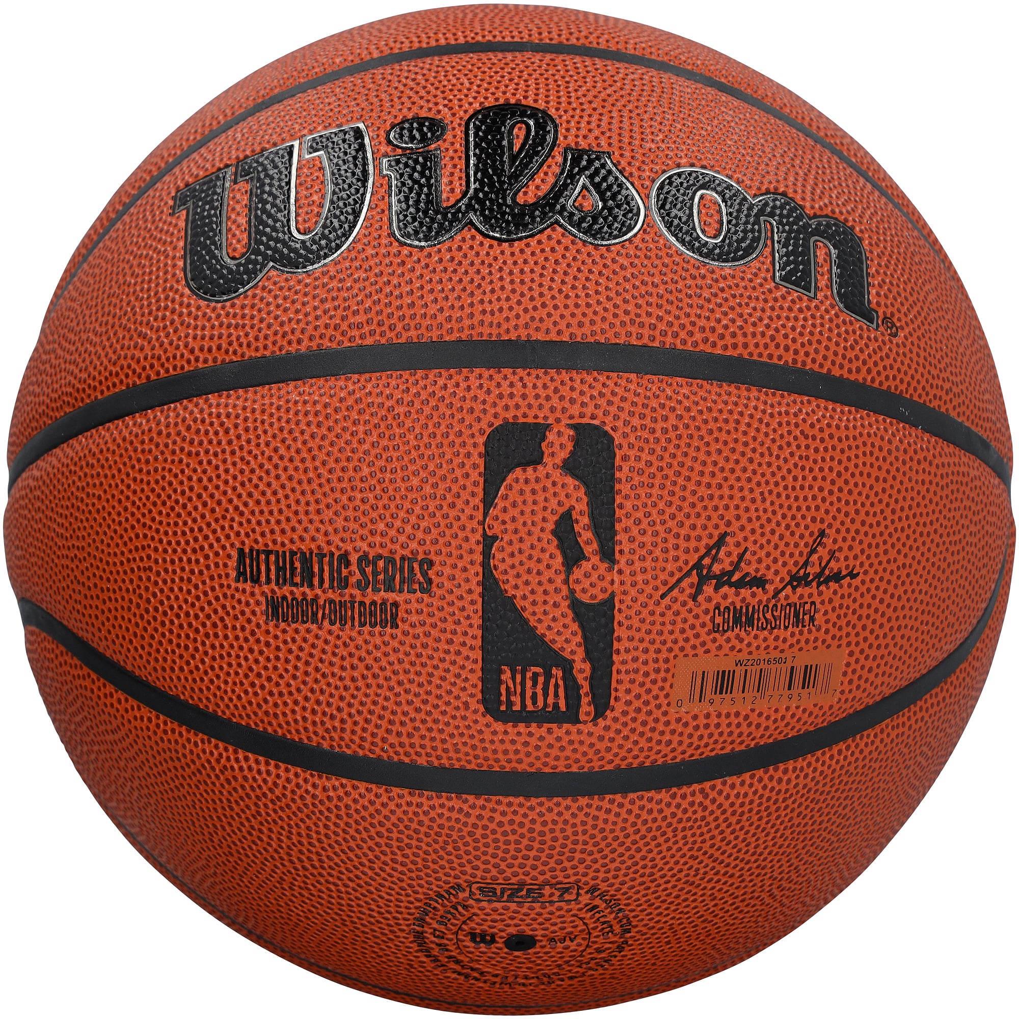 Dominique Wilkins Atlanta Hawks Autographed Wilson Authentic Series Indoor/Outdoor Basketball with "HHF" Inscription