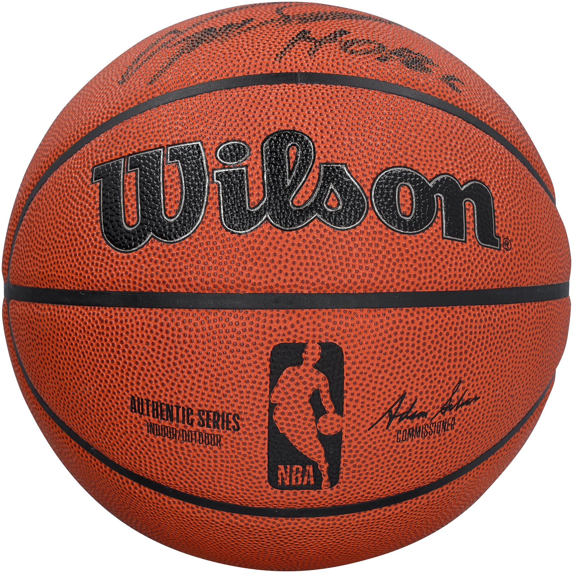Dominique Wilkins Atlanta Hawks Autographed Wilson Authentic Series Indoor/Outdoor Basketball with "HOF 06" Inscription
