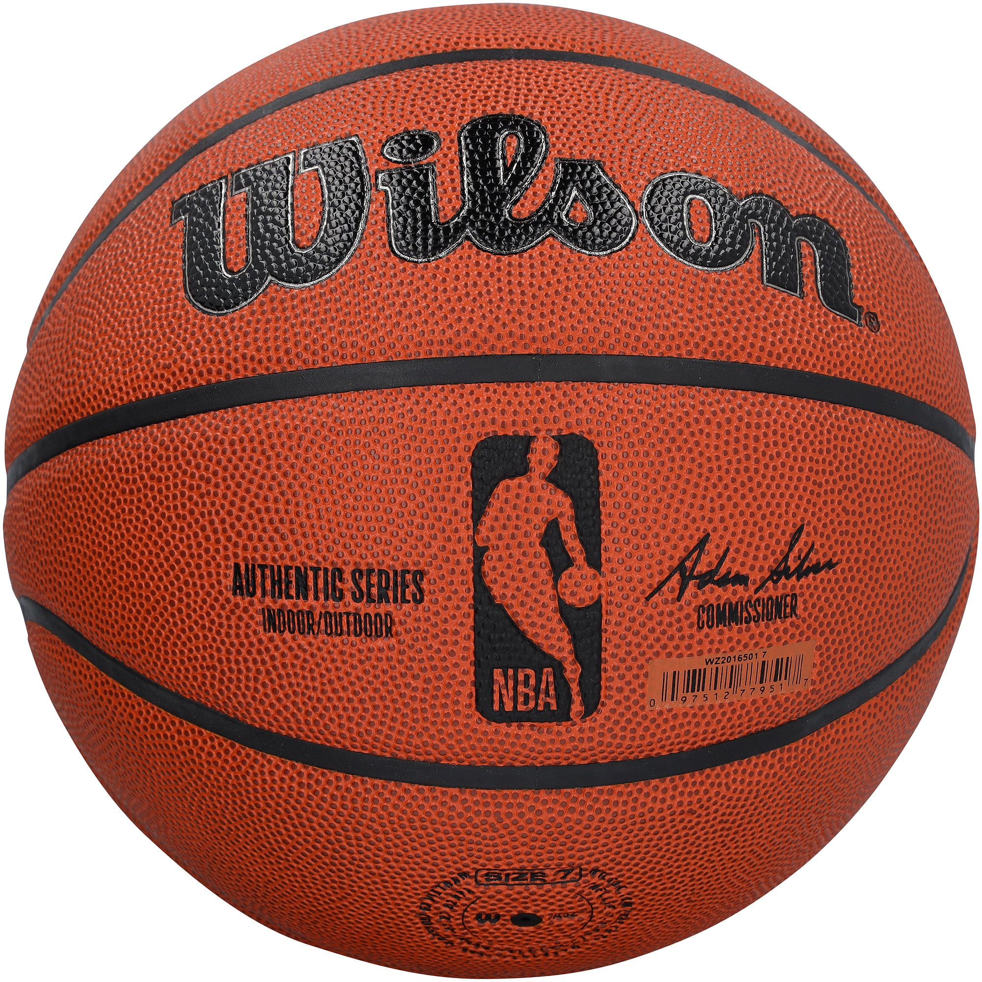 Dominique Wilkins Atlanta Hawks Autographed Wilson Authentic Series Indoor/Outdoor Basketball