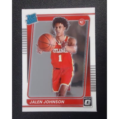 Jalen Johnson 2021-22 PANINI DONRUSS OPTIC RATED ROOKIE Card #181 