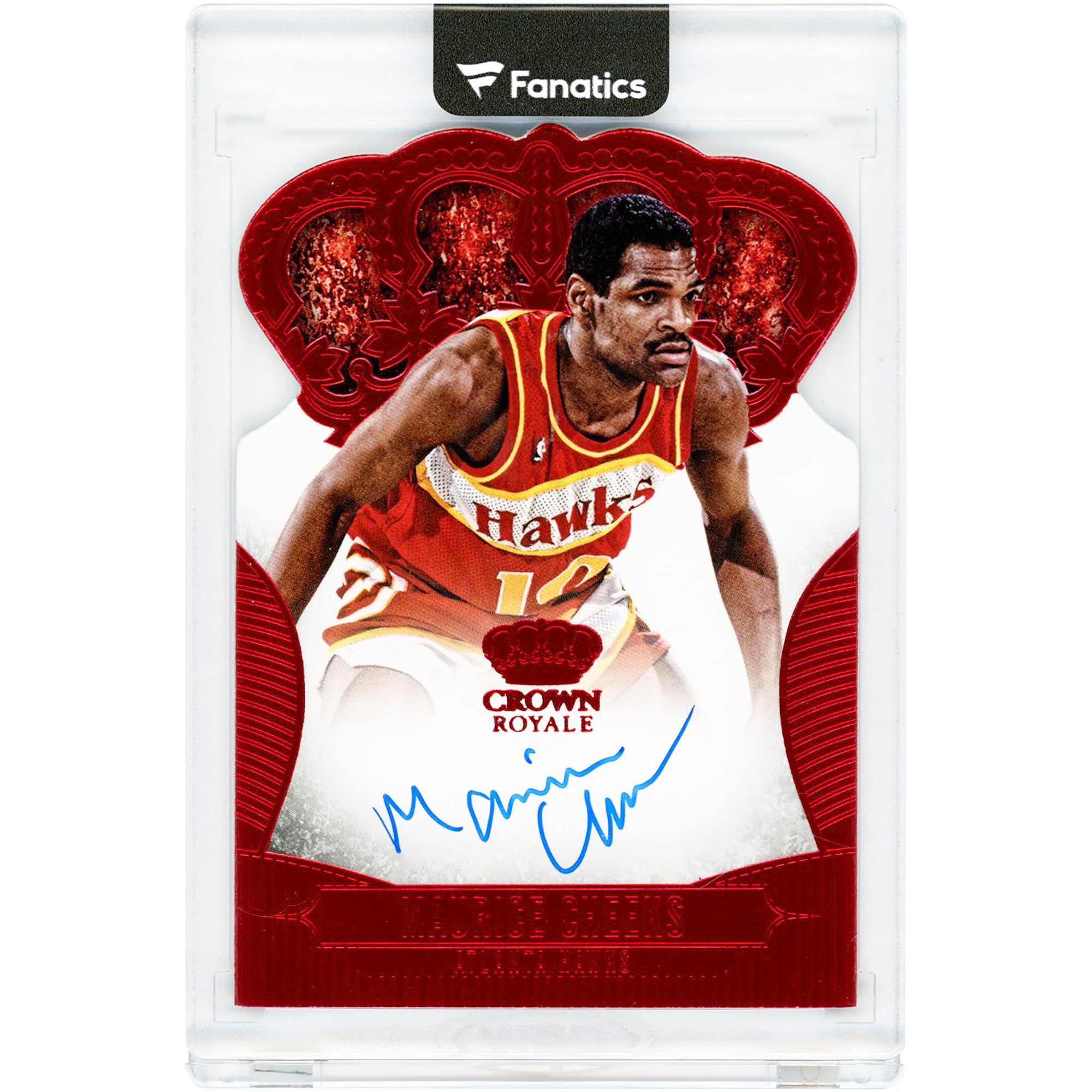 Carte autographiée de Maurice Cheeks (Atlanta Hawks) 2013-14 Panini Preferred Crown Royale n° 236, n° 5/99