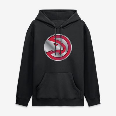 Atlanta Hawks  Metallic Mascot Hoodie - Black