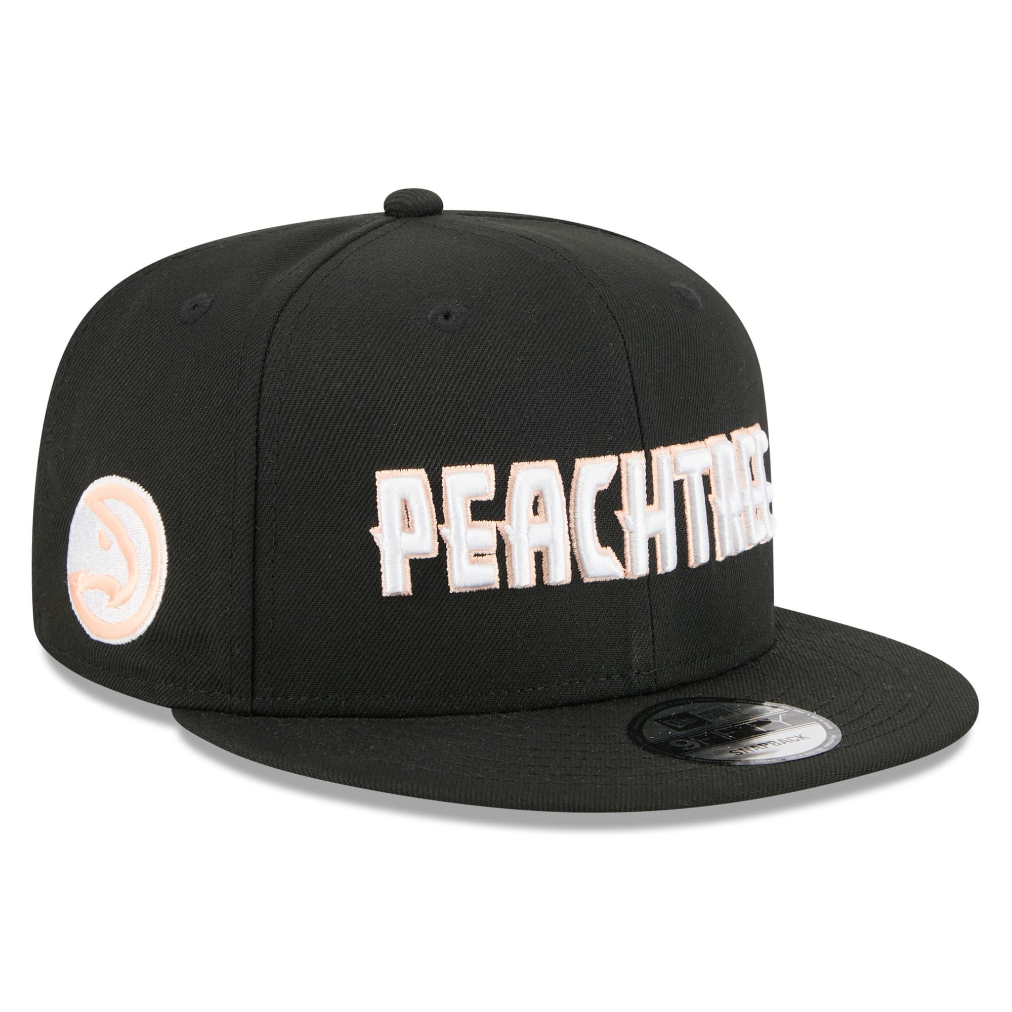 Men's Atlanta Hawks New Era Black 2025/26 City Edition 9FIFTY Snapback Hat