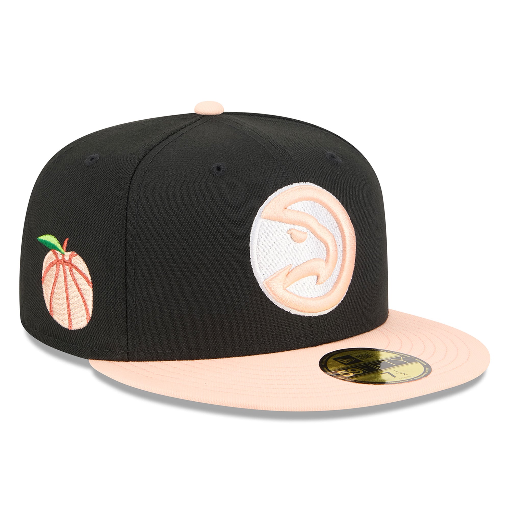 Men's Atlanta Hawks New Era Black 2025/26 City Edition Alternate 59FIFTY Fitted Hat