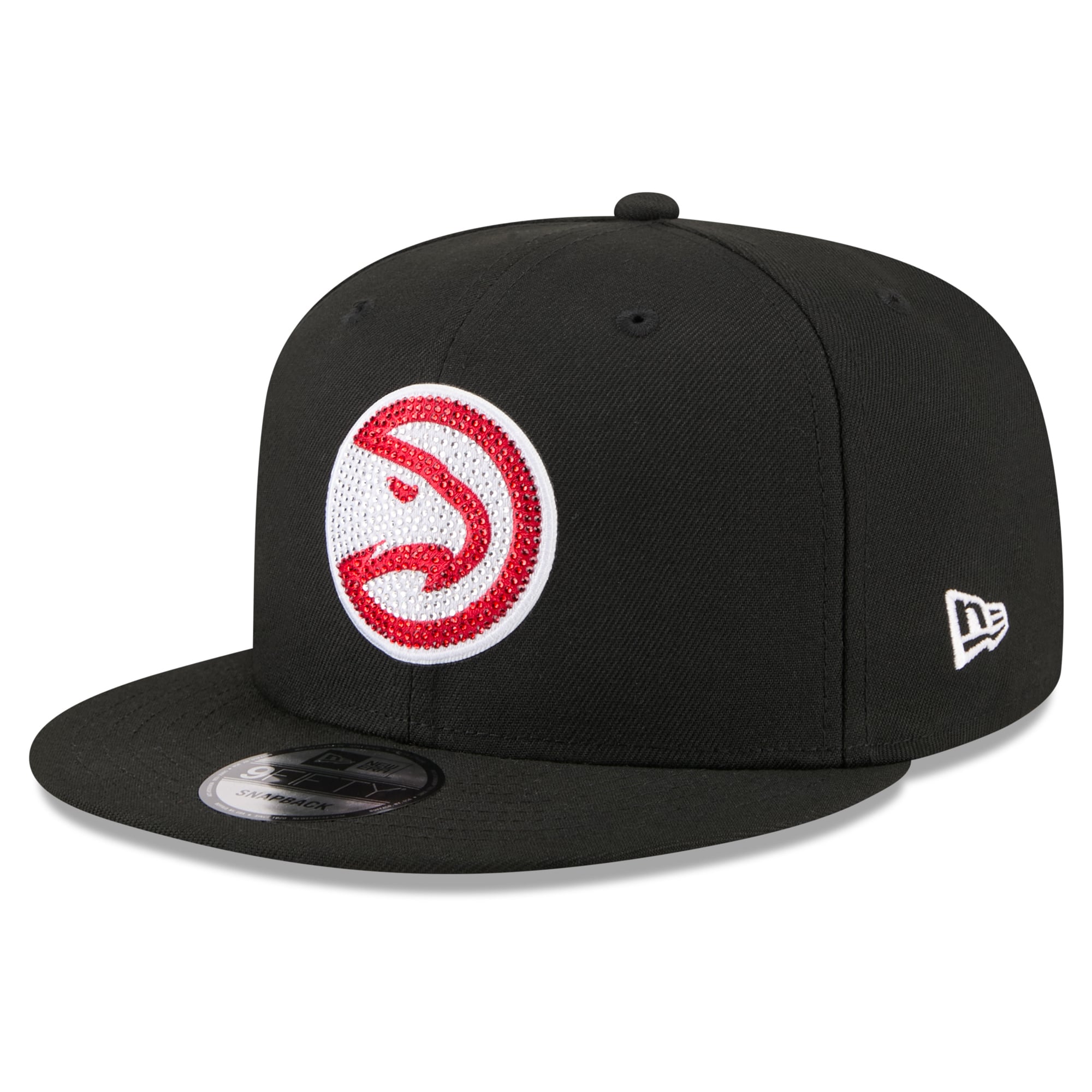 Men's Atlanta Hawks New Era Black 2026 NBA Draft Crystal 9FIFTY Snapback Hat