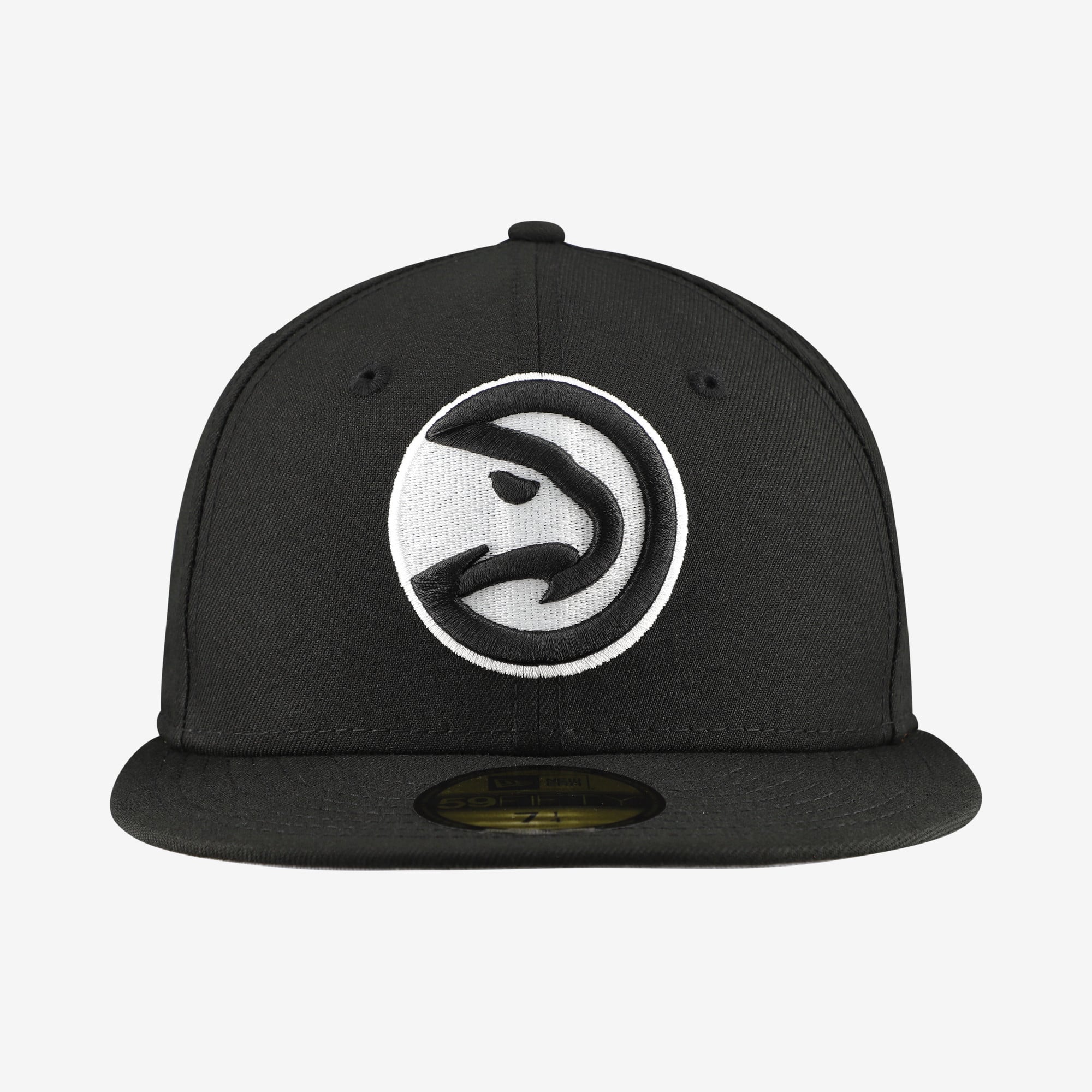 Men's New Era Black Atlanta Hawks 59FIFTY Fitted Hat