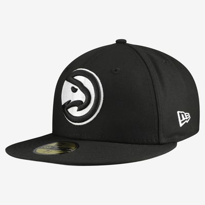 Atlanta Hawks New Era 59FIFTY Fitted Hat - Black
