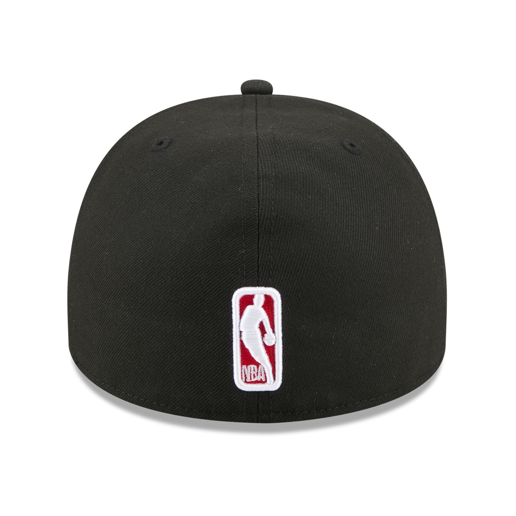 Casquette ajustée New Era 59FIFTY noire pour homme, logo cartoon Atlanta Hawks Injection.
