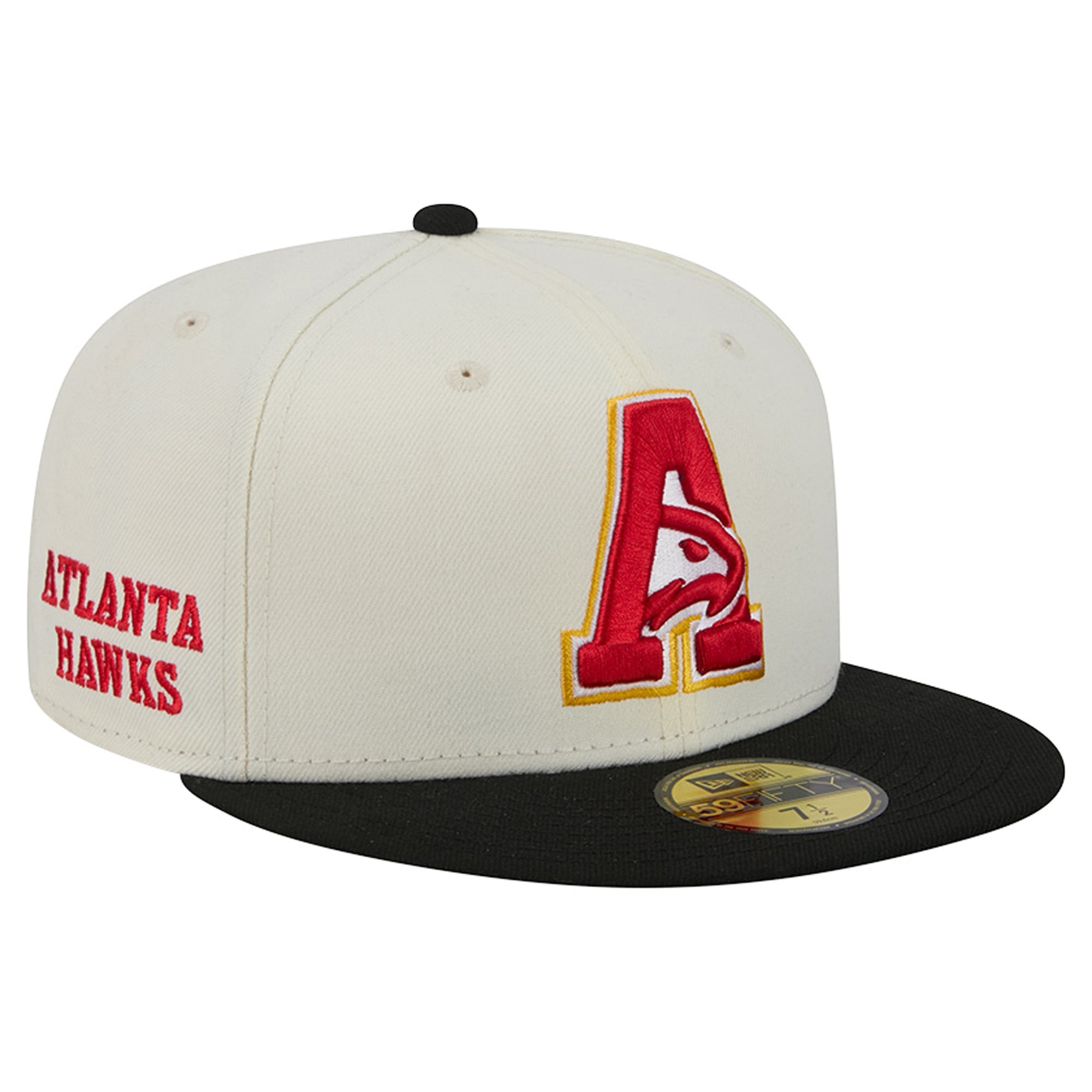 Casquette ajustée New Era Deceptor 59FIFTY crème/noire pour homme