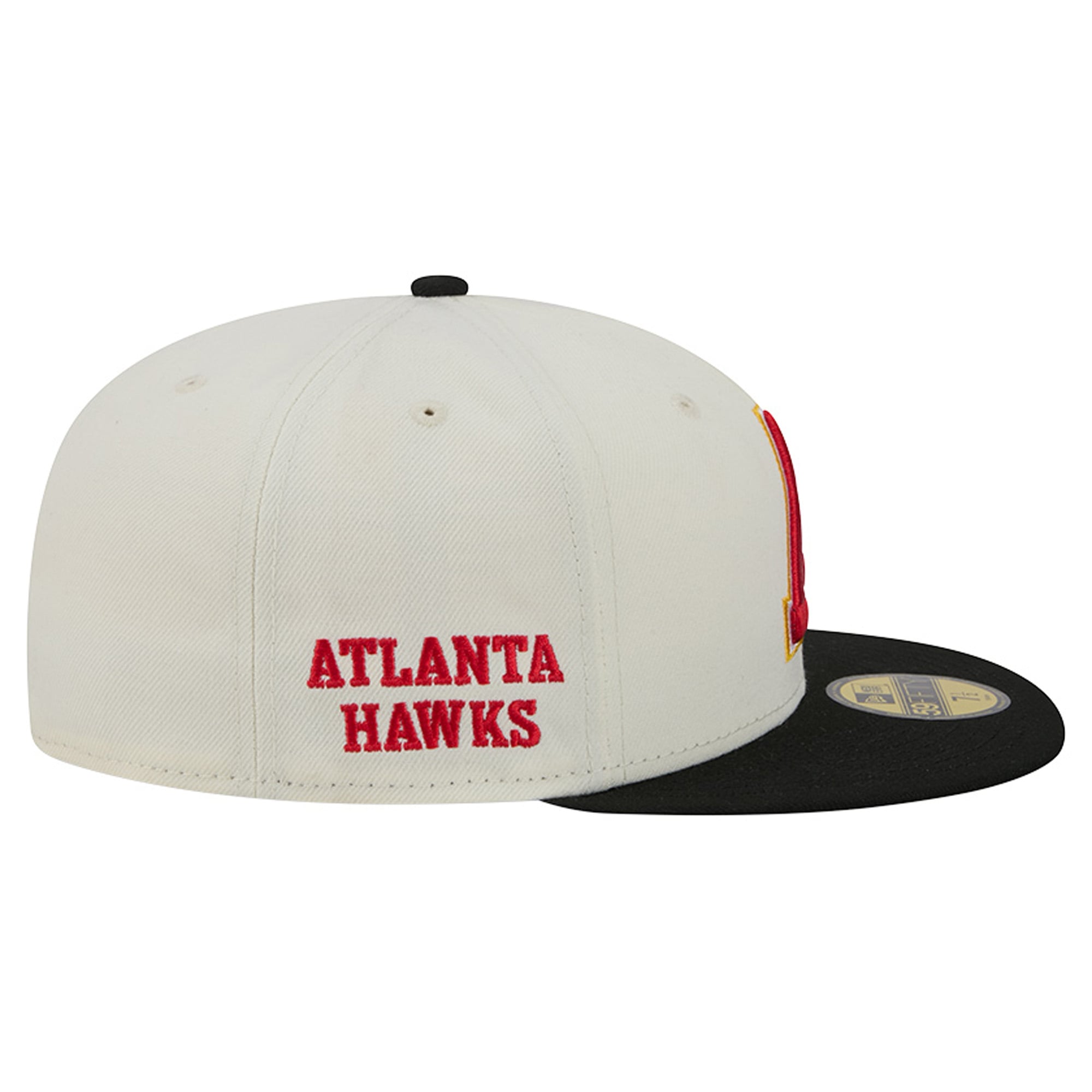 Casquette ajustée New Era Deceptor 59FIFTY crème/noire pour homme