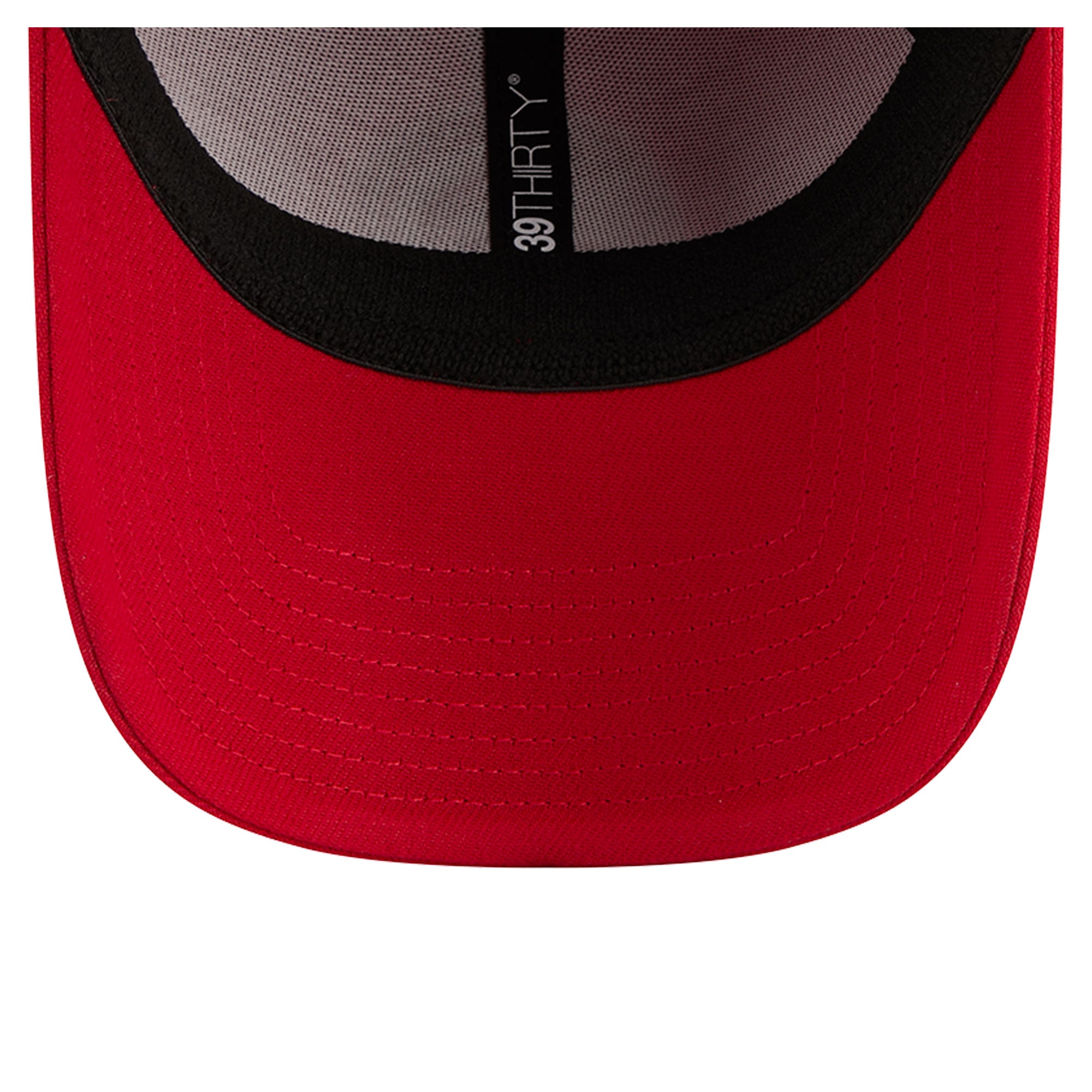 Casquette New Era rouge Atlanta Hawks 39THIRTY Flex pour homme
