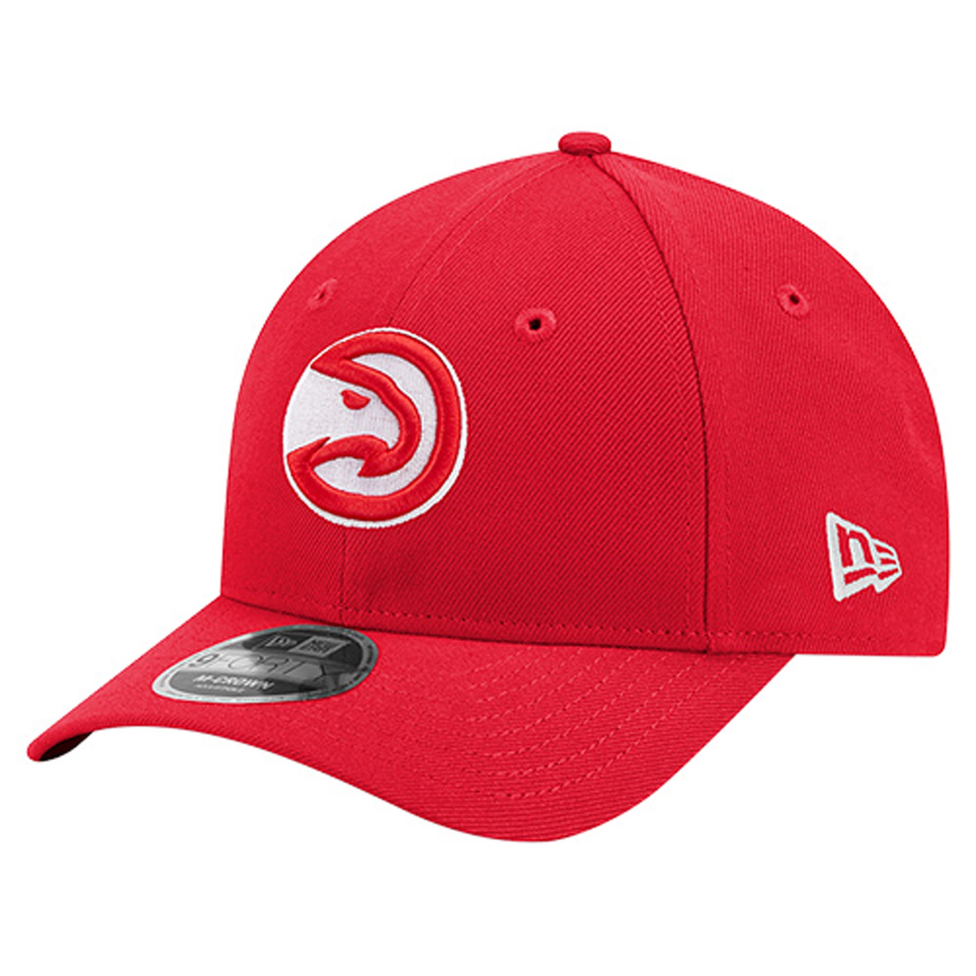 Men's Atlanta Hawks New Era Red 9FORTY Stock M-Crown Adjustable Hat