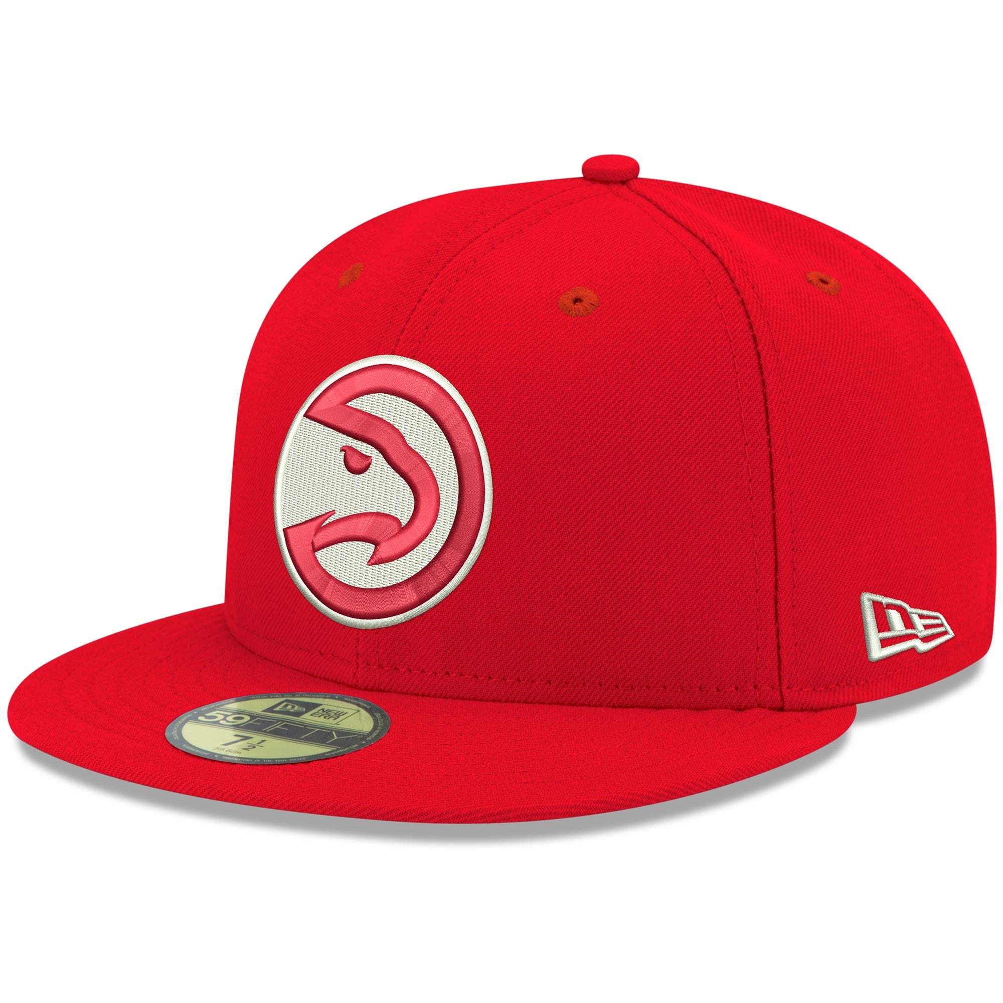 Men's Atlanta Hawks New Era Red Official Team Color 59FIFTY Fitted Hat