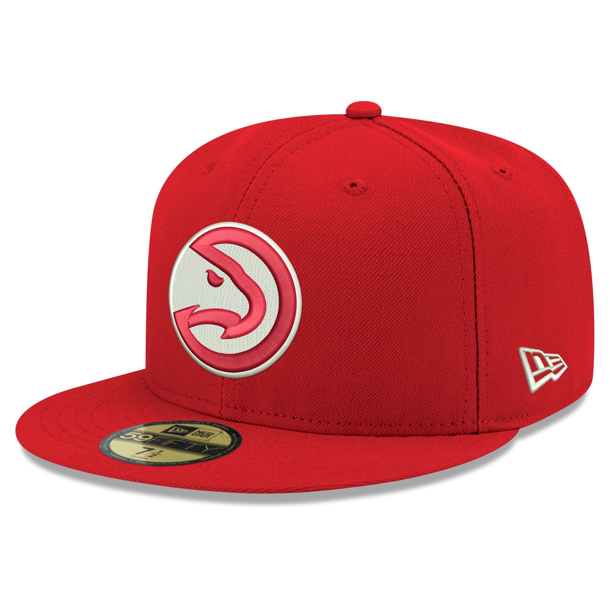 Men's Atlanta Hawks  New Era Red Team 59FIFTY Fitted Hat