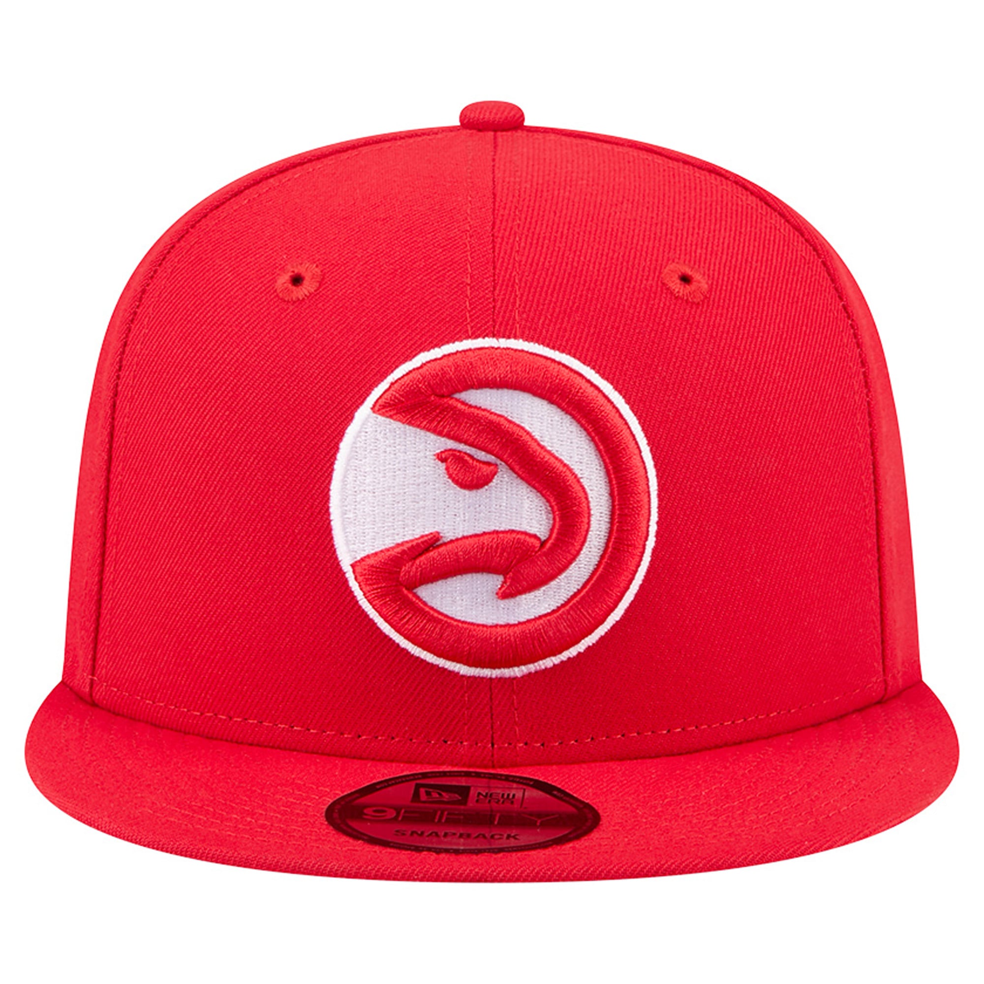 Men's New Era Red Atlanta Hawks Team 9FIFTY Snapback Hat