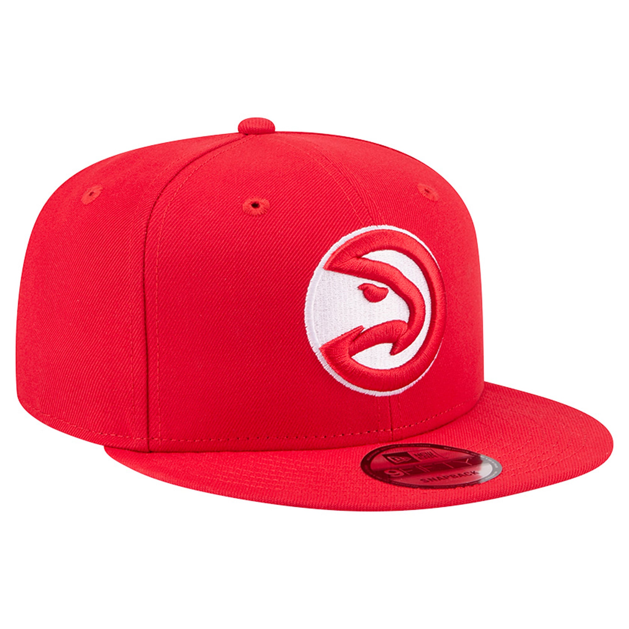 Men's New Era Red Atlanta Hawks Team 9FIFTY Snapback Hat