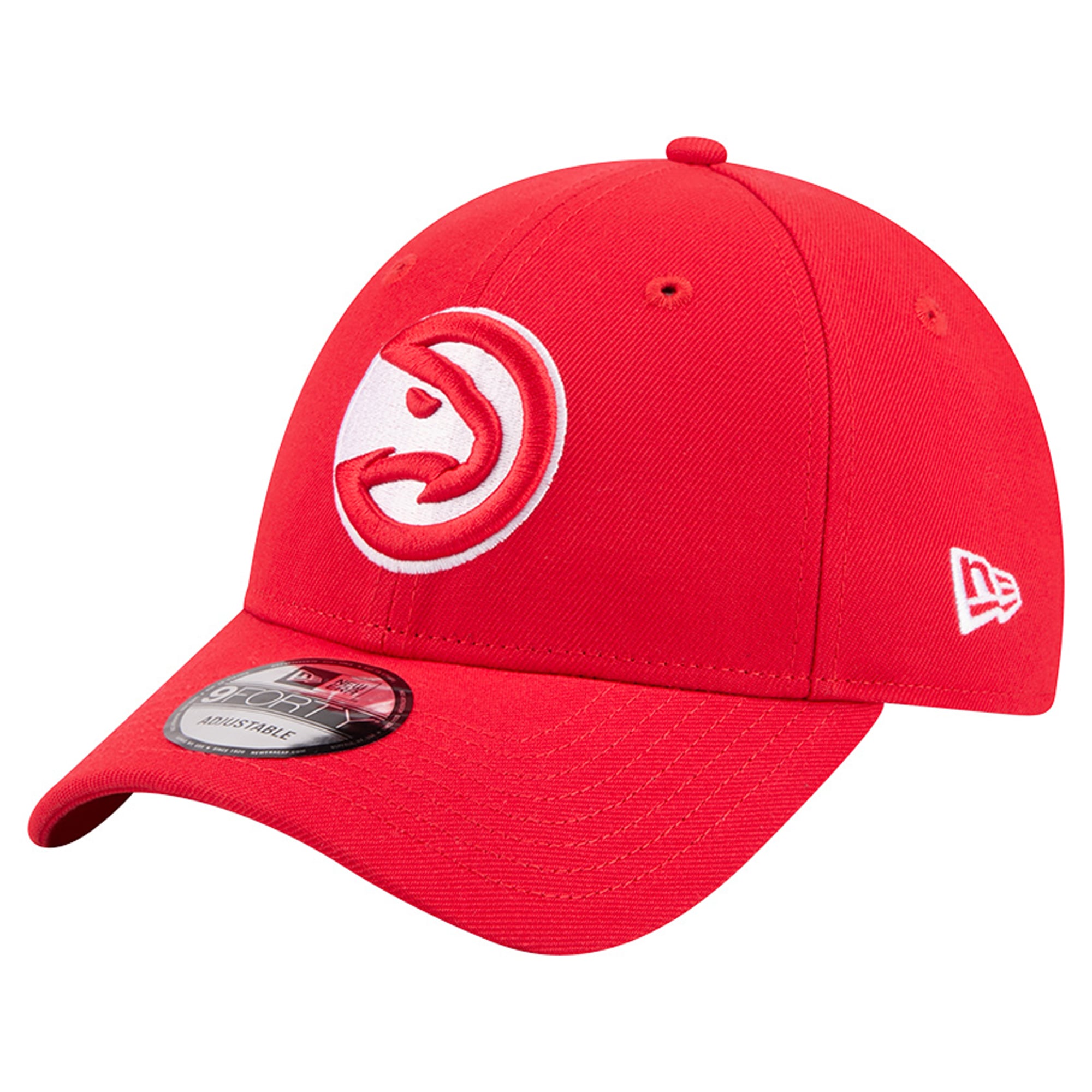 Men's Atlanta Hawks  New Era Red Team 9FORTY Adjustable Hat