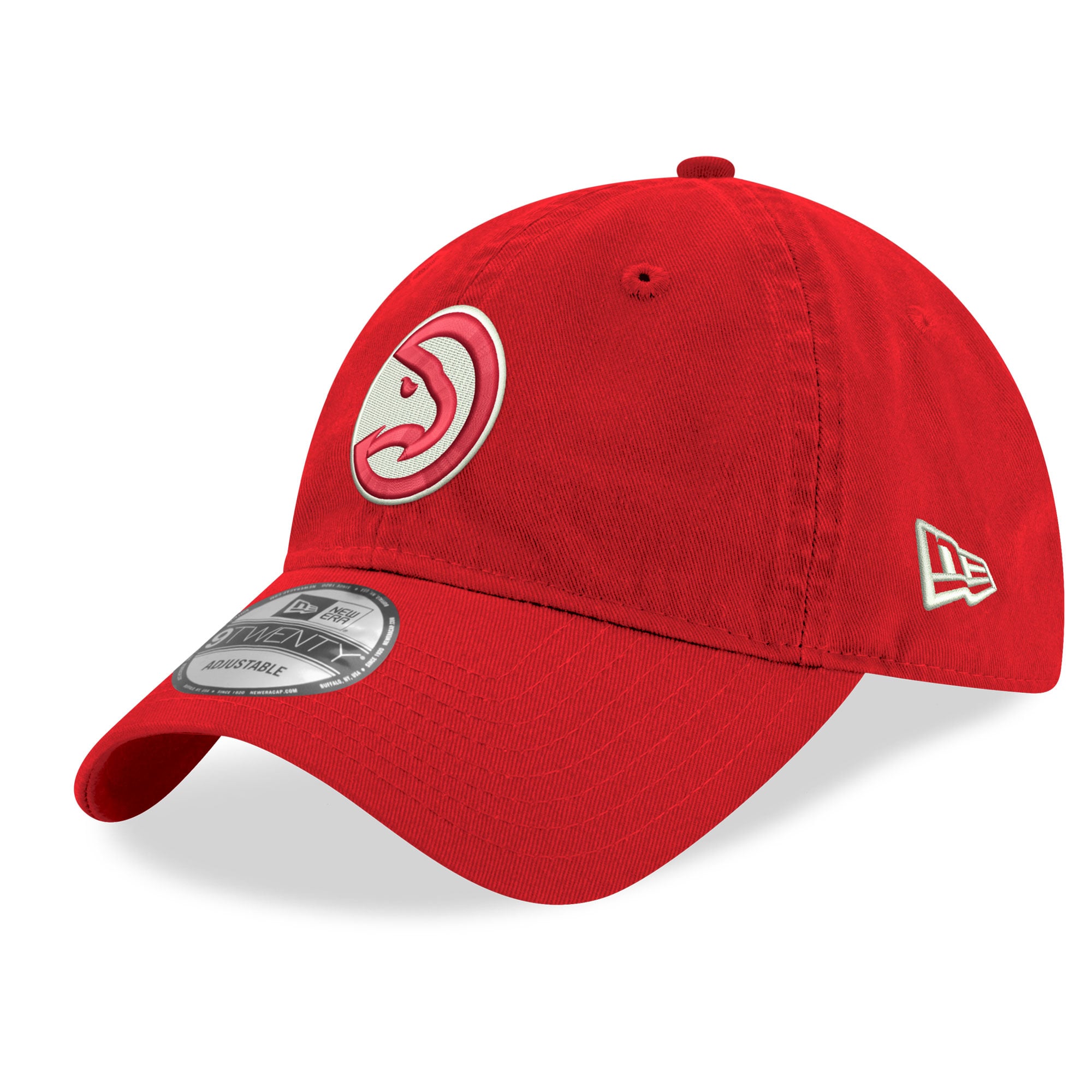 Men's Atlanta Hawks New Era Red Team 9TWENTY Adjustable Hat