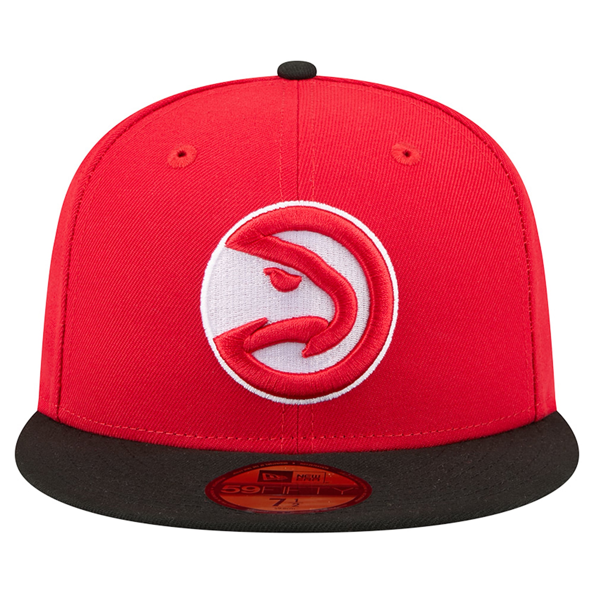 Men's New Era Red Atlanta Hawks Two-Tone 59FIFTY Fitted Hat