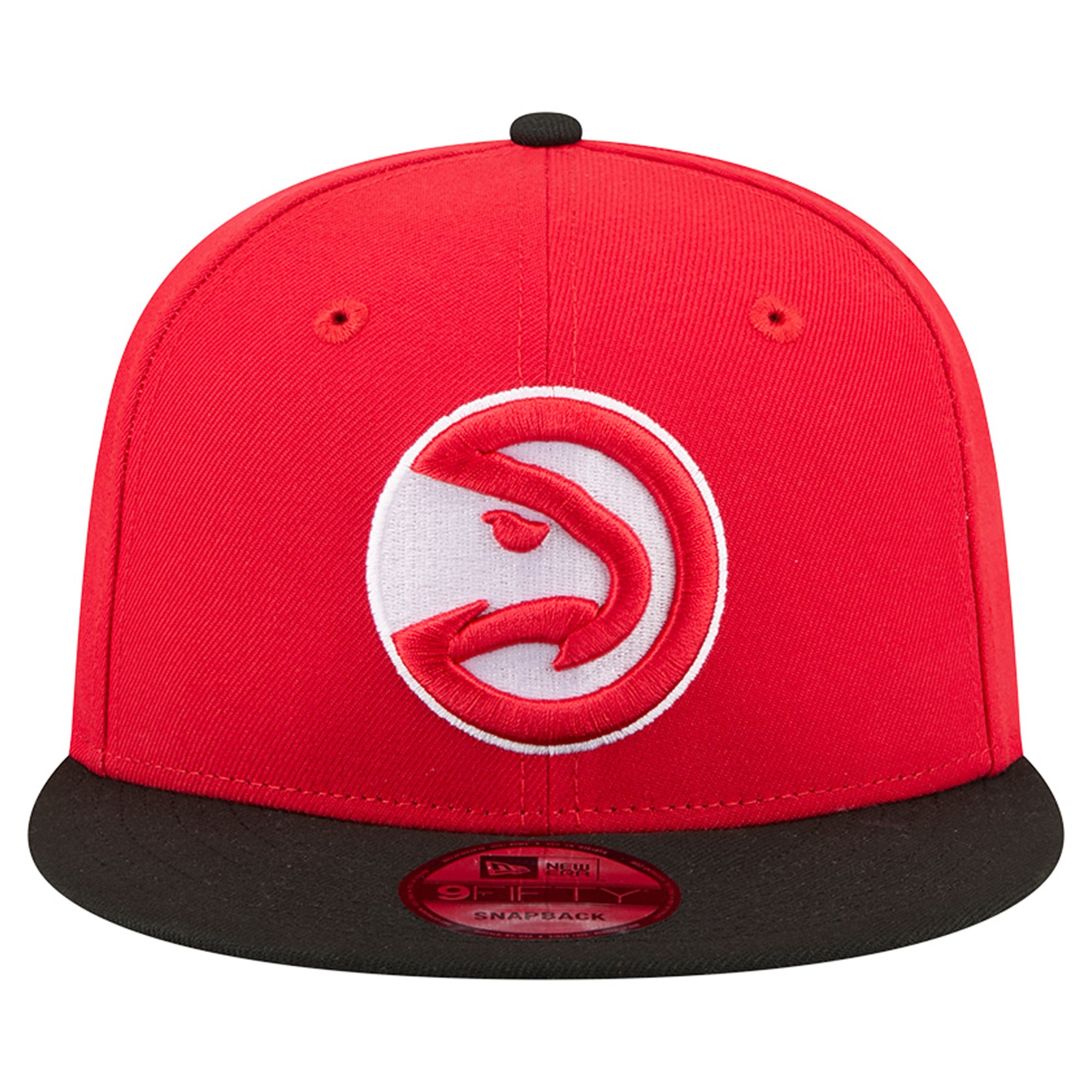 Men's New Era Red Atlanta Hawks Two-Tone 9FIFTY Snapback Hat