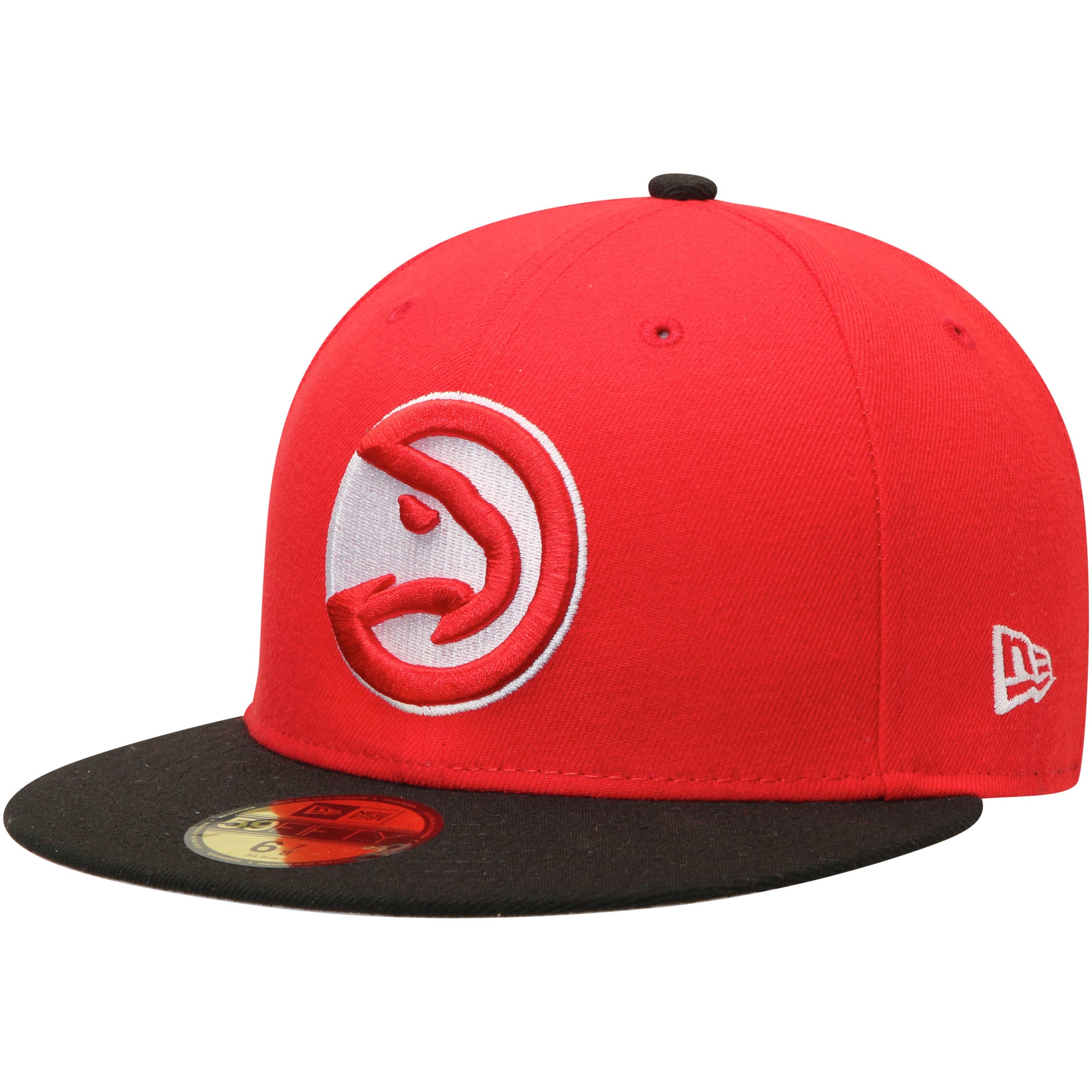 Men's Atlanta Hawks New Era Red/Black Official Team Color 2Tone 59FIFTY Fitted Hat