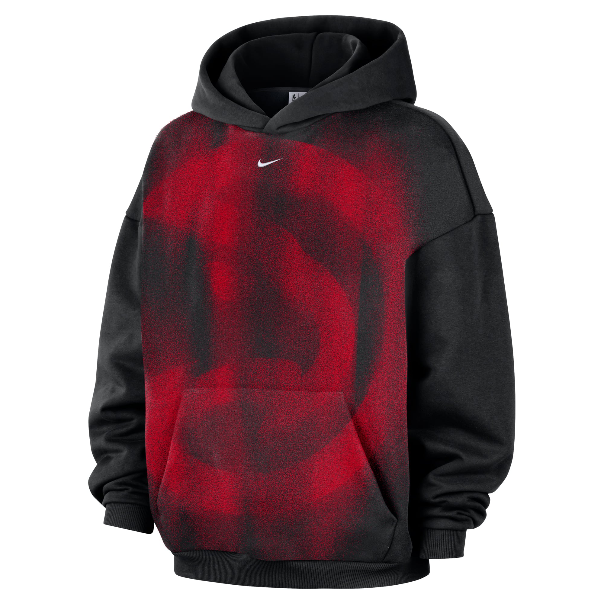 Sweat à capuche Nike Atlanta Hawks 2026 Standard Issue Practice Icon Fleece noir pour homme