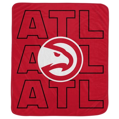  Atlanta Hawks Pegasus 50" x 60" Abbreviation Echo Ultra Soft Blanket