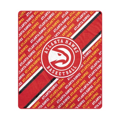 Atlanta Hawks Pegasus 60" x 70" Diagonal Lined Wordmark Ultra Soft Blanket