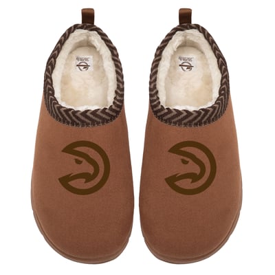 Atlanta Hawks ISlide Unisex Tonal Logo Mission Slipper - Tan
