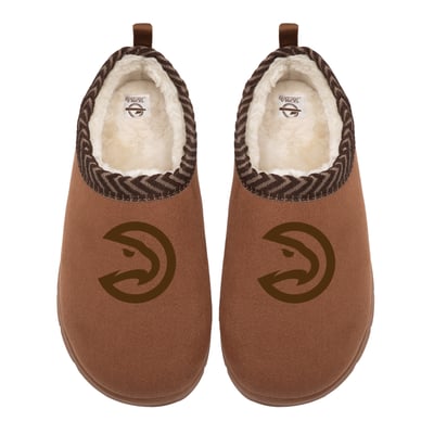 Atlanta Hawks ISlide Unisex Tonal Logo Mission Slippers - Tan
