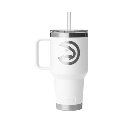 Atlanta Hawks YETI 35oz. Rambler 2.0 Straw Mug