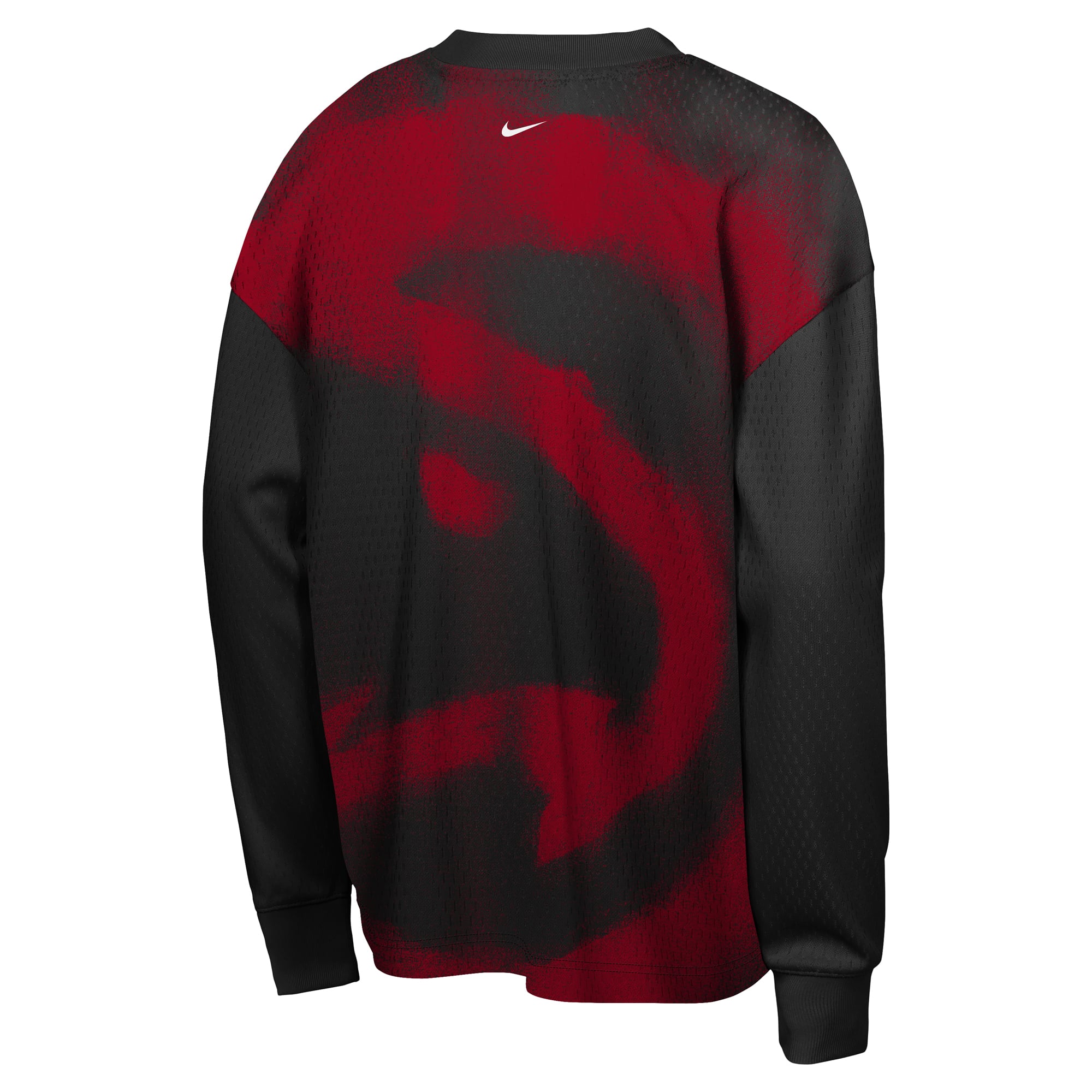 T-shirt à manches longues Nike Atlanta Hawks 2026 Standard Issue pour jeunes, longues, performance d'avant-match, noir.