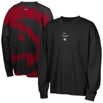  Atlanta Hawks Nike Youth 2026 Standard Issue Pre-Game Performance Long Sleeve T-Shirt - Black