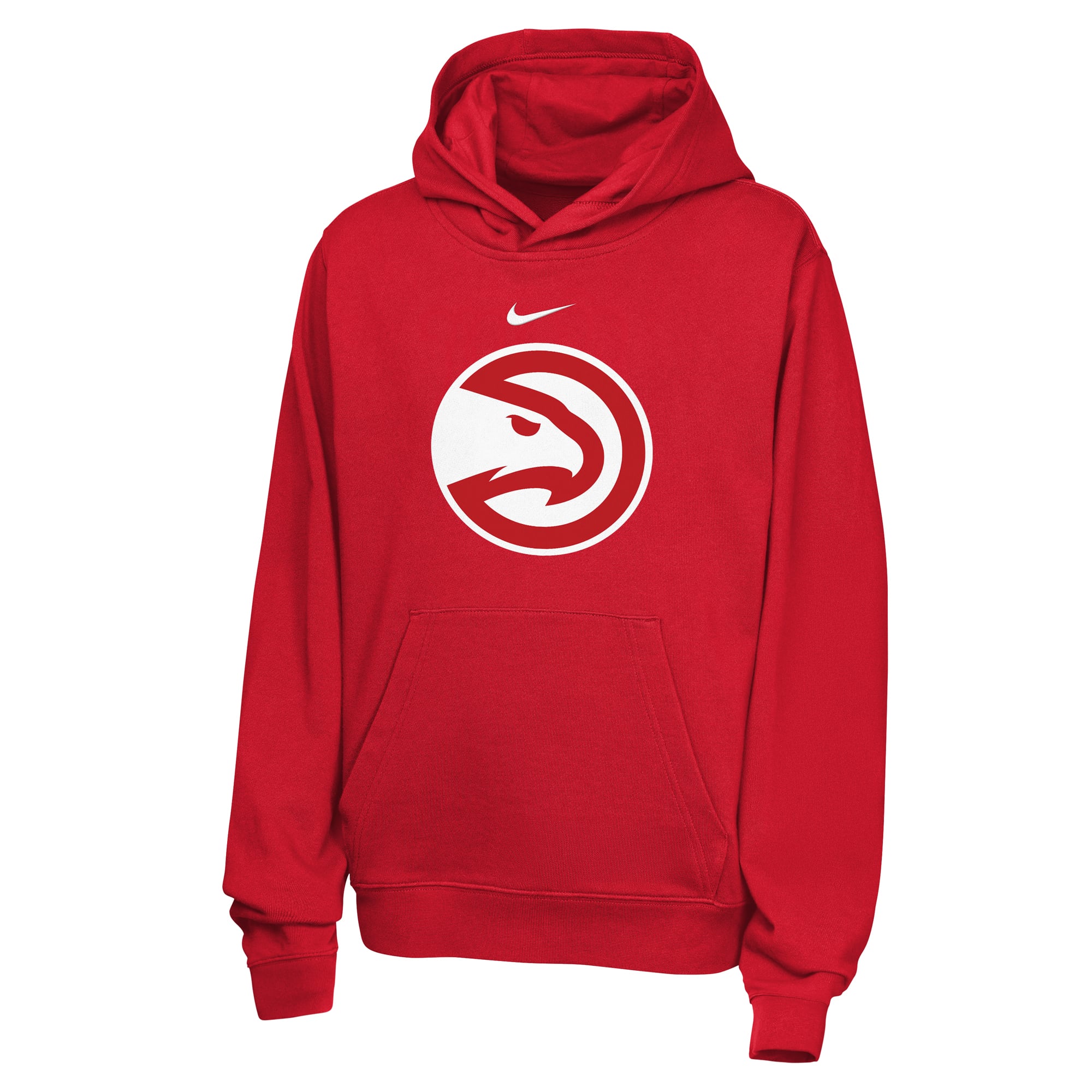 Sweat à capuche Nike rouge Atlanta Hawks Essential Logo Club pour enfant