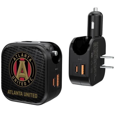 Atlanta United FC Text Backdrop Design USB Charger