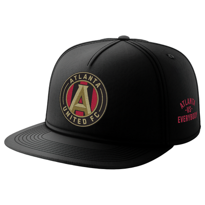 Atlanta United FC Paper Planes Unisex Snapback Hat - Black