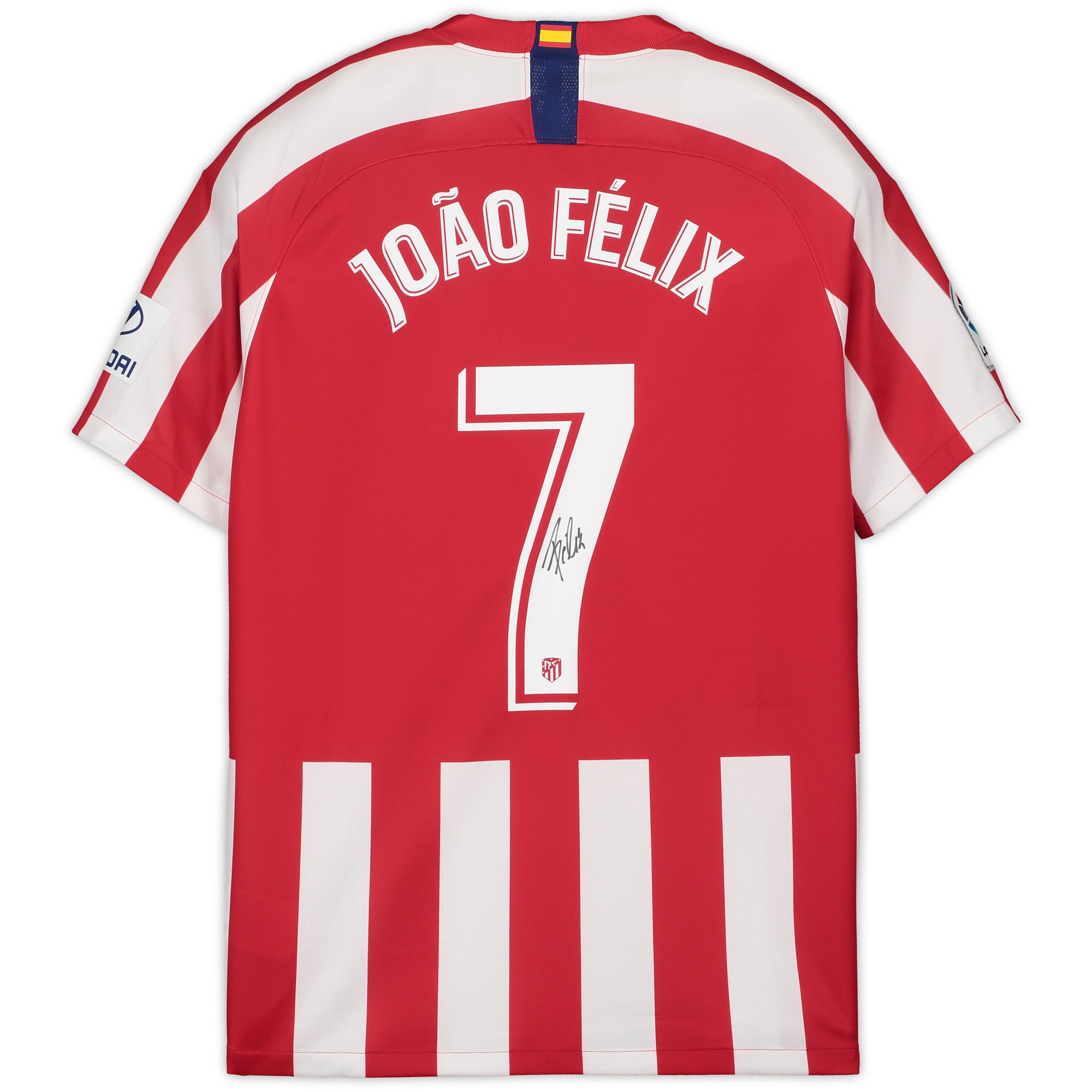Joao Felix Atletico de Madrid Autographed 2019-2020 Home Jersey