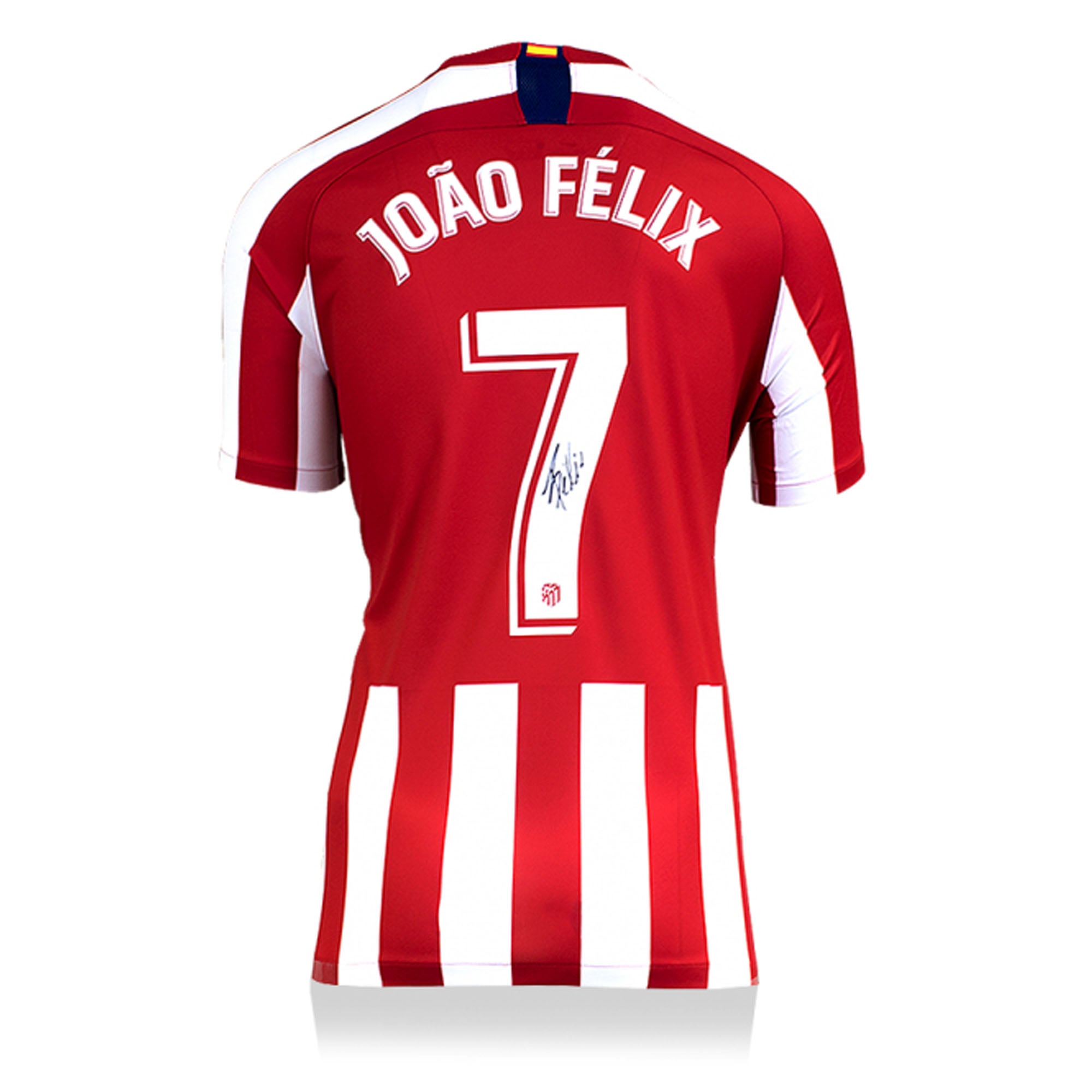 Atletico Madrid JOAO FELIX 直筆サインユニフォーム Joao Felix Atletico de Madrid Autographed 2019-2020 Home Jersey