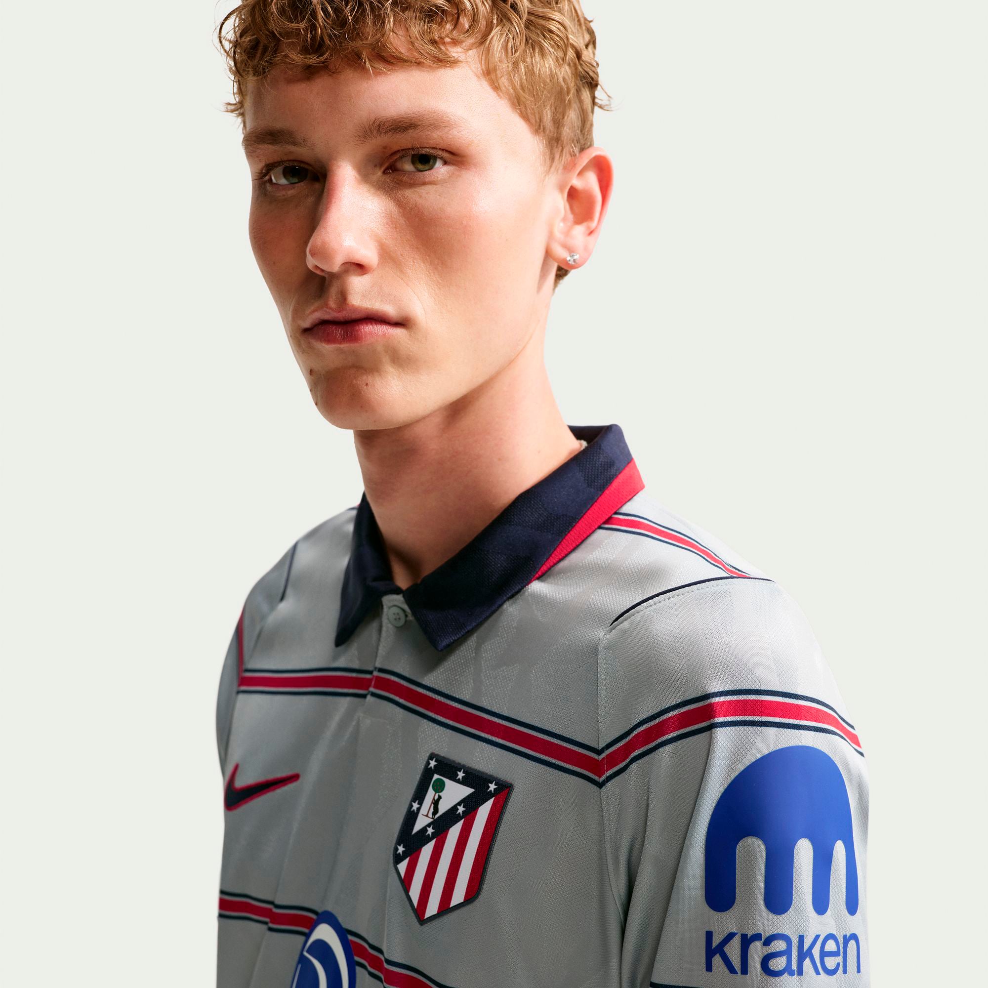 Men's Nike  Gray Atletico de Madrid 2026/27 Third Stadium Replica Jersey