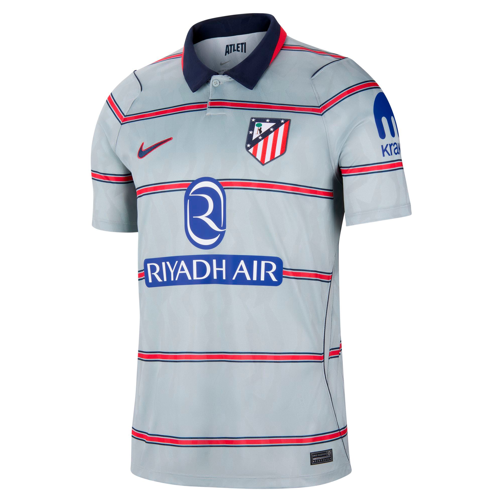 Men's Nike  Gray Atletico de Madrid 2026/27 Third Stadium Replica Jersey