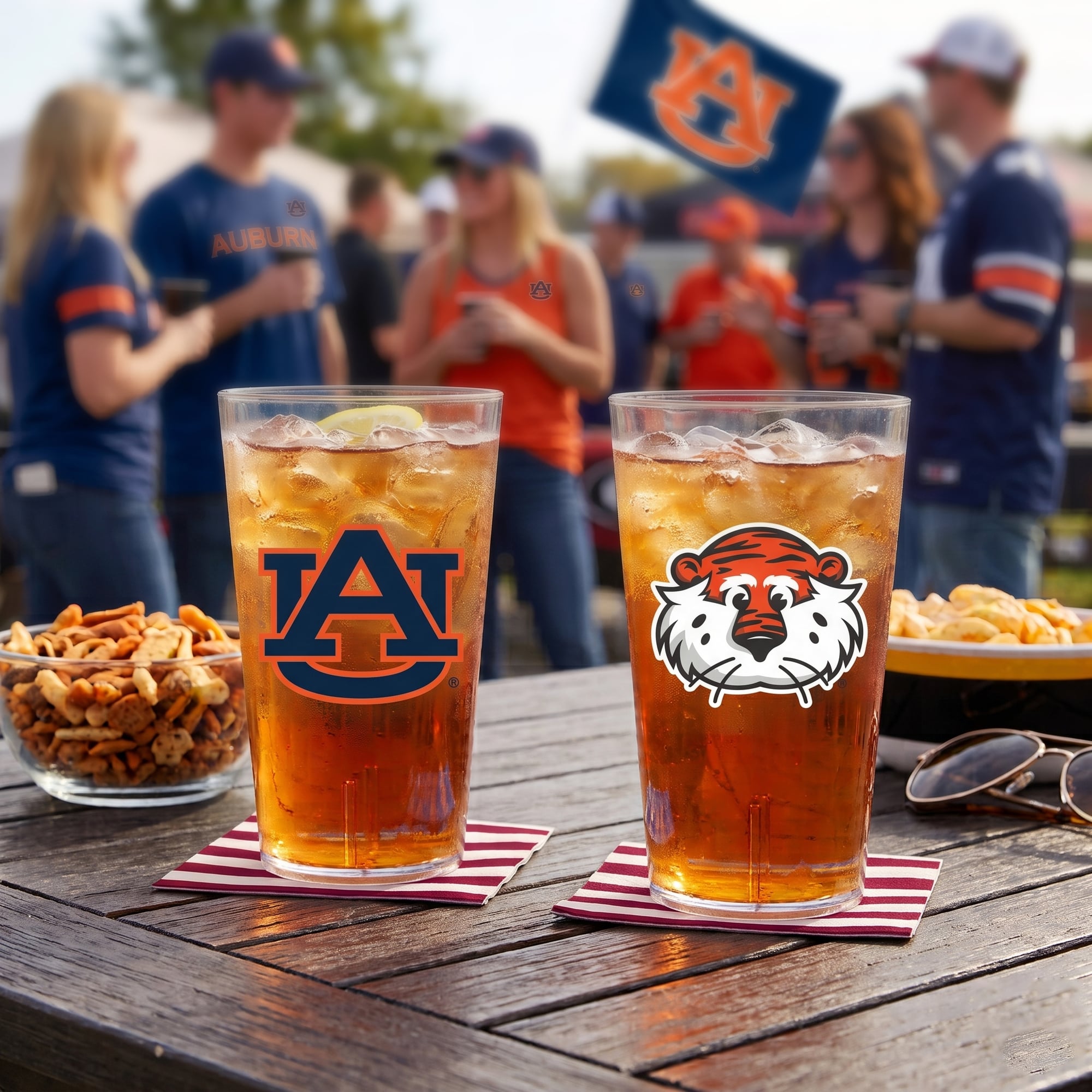 Auburn Tigers 24oz. Two-Pack Tritan Tumbler Set