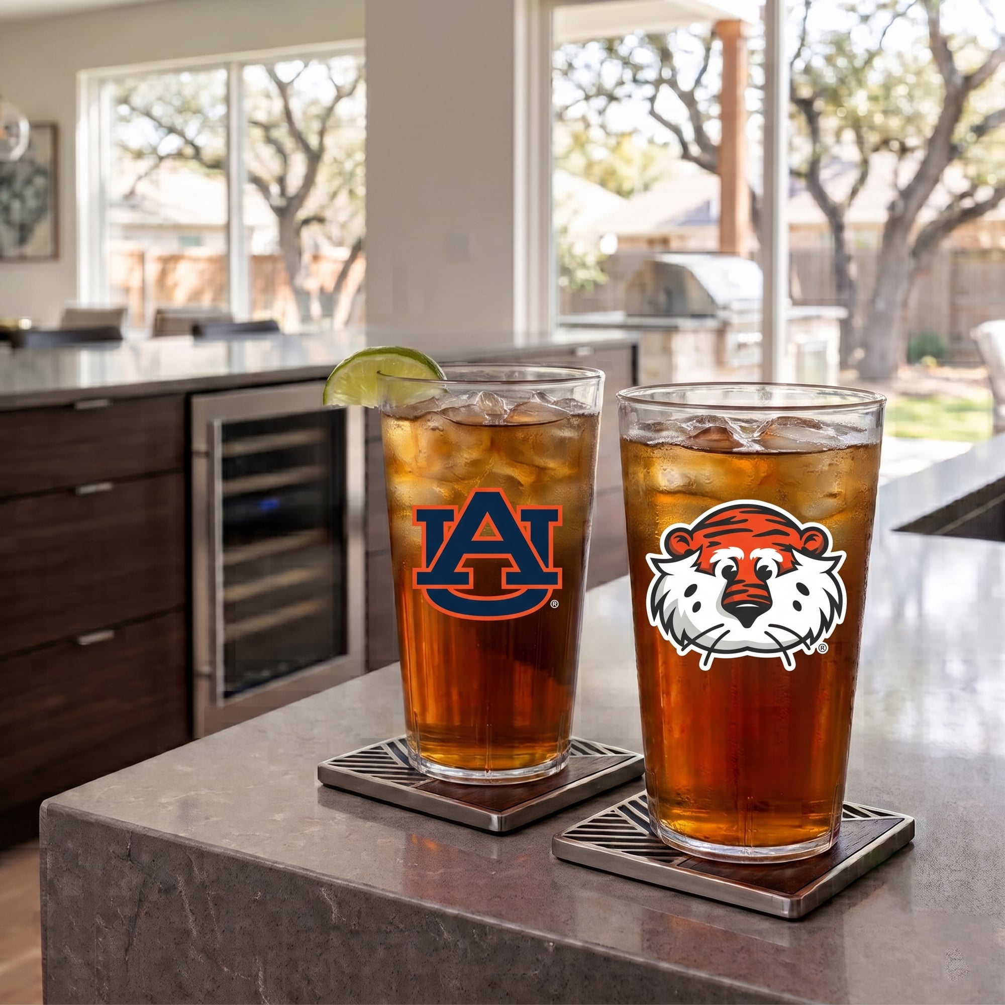 Auburn Tigers 24oz. Two-Pack Tritan Tumbler Set
