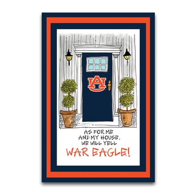 Auburn Tigers As For Me 12" x 18" Garden Flag