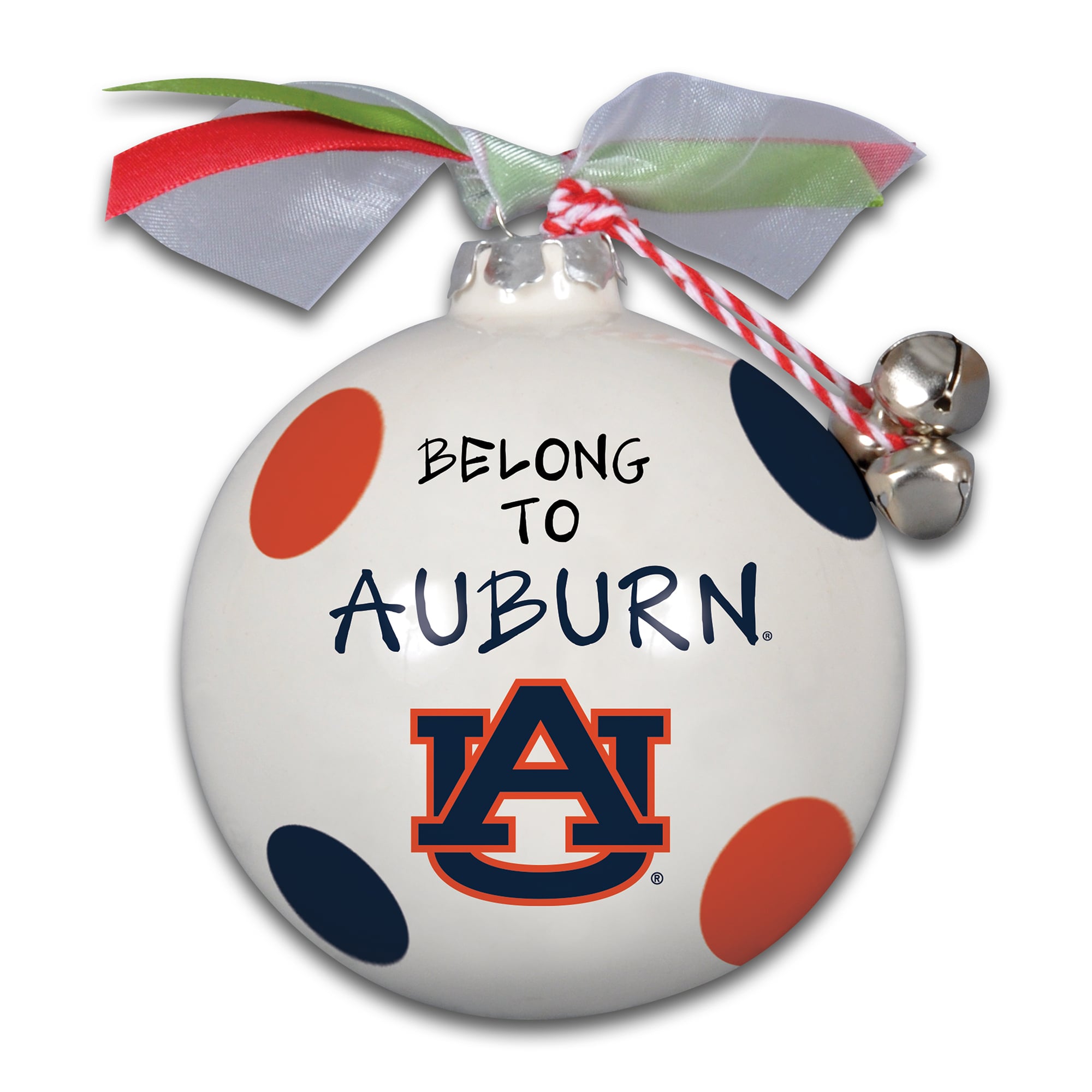 Ornement Auburn Tigers Home & Hearts