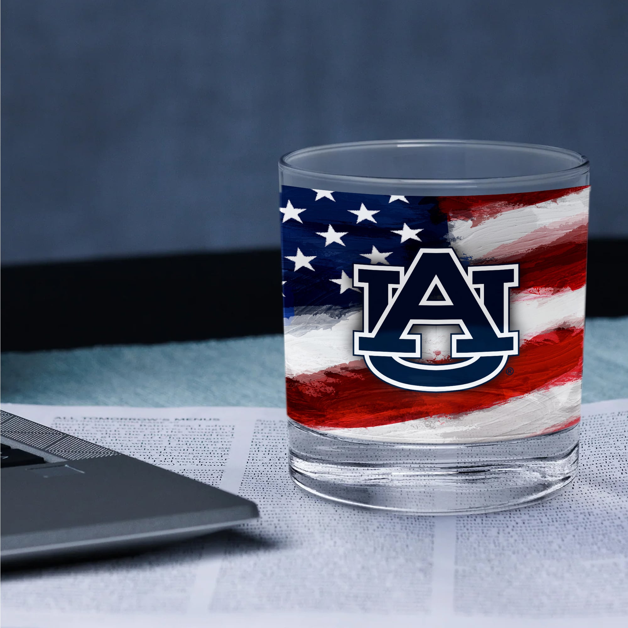 Ensemble de deux verres à whisky Americana de 414 ml (14 oz) aux couleurs des Auburn Tigers