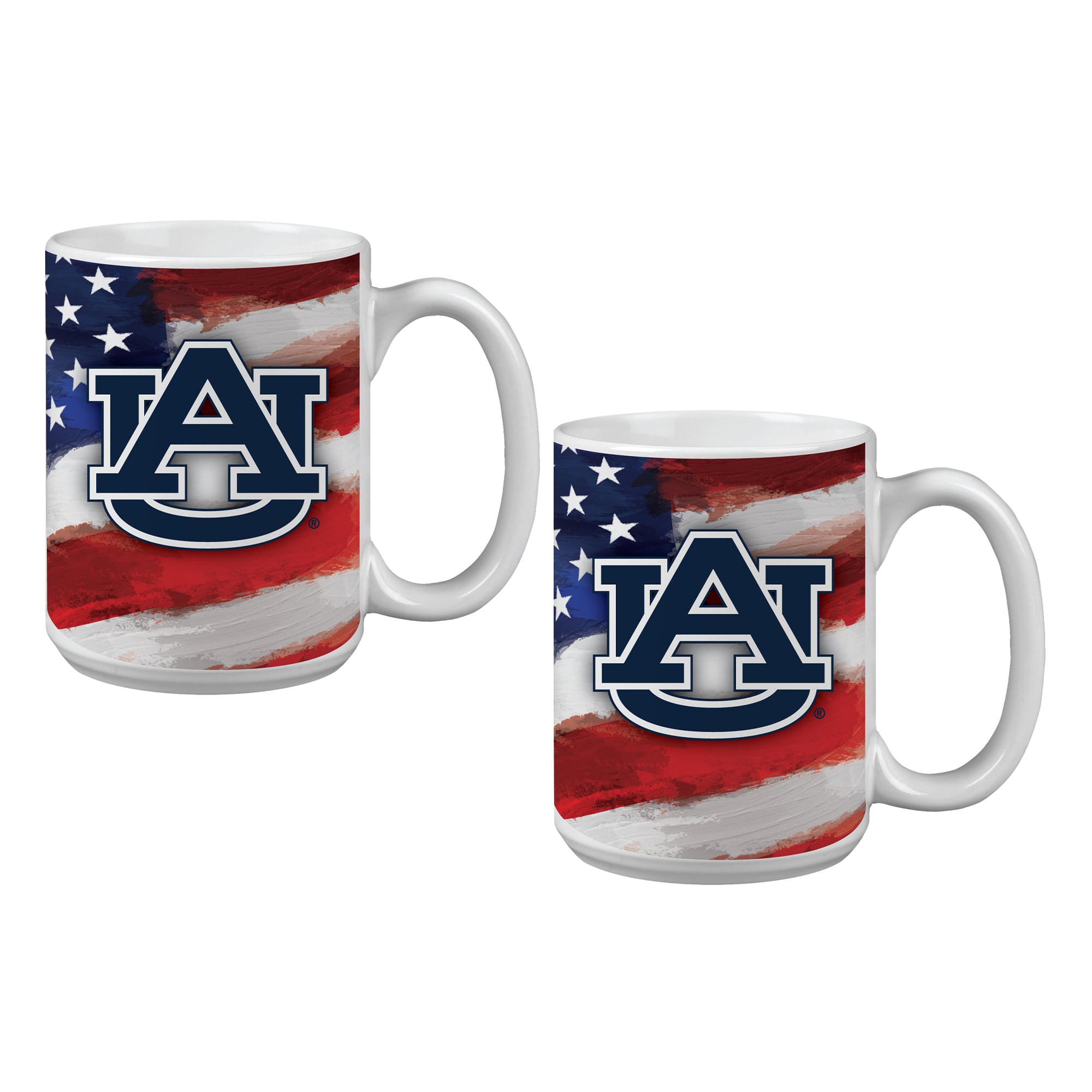 Auburn Tigers  Two-Pack 15oz. Americana Mug Set