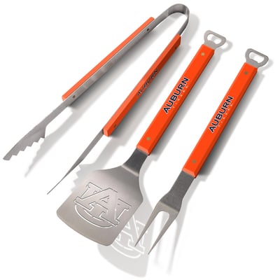 Auburn Tigers Fanpoint Spirit Series 3-Piece BBQ Set