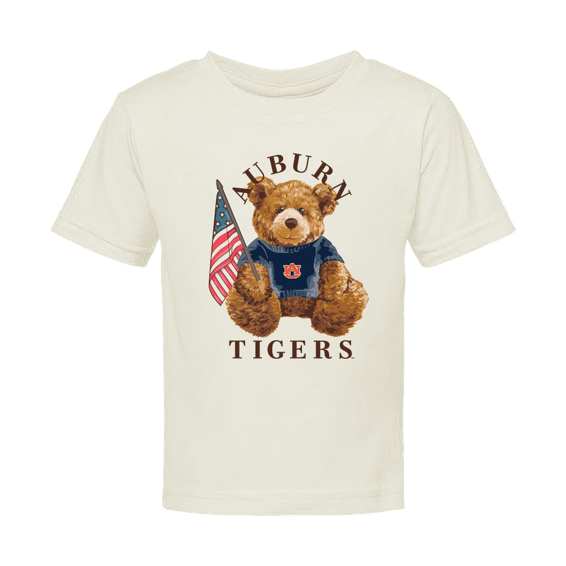 T-shirt bébé crème Auburn Tigers All-American Teddi