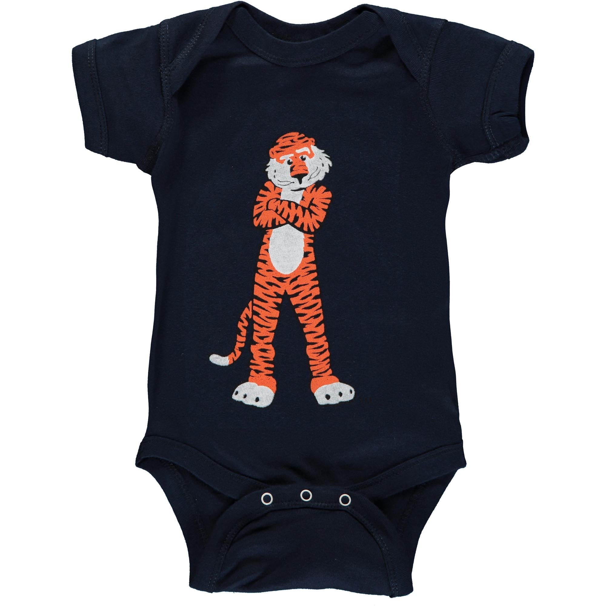 Body bébé Two Feet Ahead bleu marine avec grand logo Auburn Tigers